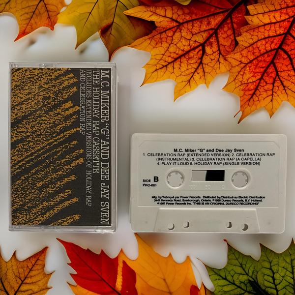 •M.C. MIKER “G” AND DEE JAY SVEN ~ THE HOLIDAY RAP CASSETTE• ~1986 OG PRESSING~ (CASSETTE TAPE)