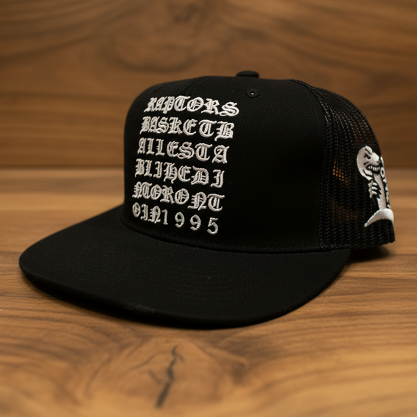 *TORONTO RAPTORS* Original Fit Trucker Mesh Style Snapback Hats by Mitchell & Ness (Rare Promo Sample)