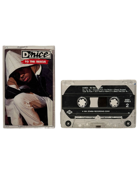 •D-NICE - TO THA RESCUE• ~1991 OG PRESSING~ (CASSETTE TAPE)