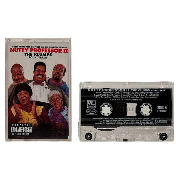 •THE NUTTY PROFESSOR II THE KLUMPS - SOUNDTRACK• ~2000 OG PRESSINGS~ (CD & CASSETTE TAPE)