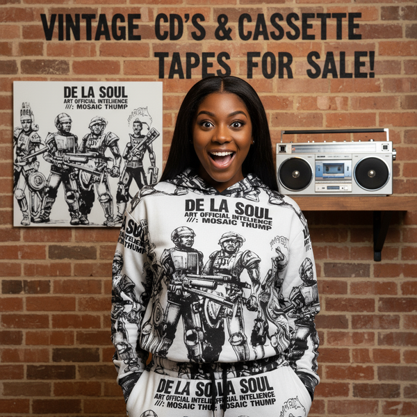 •DE LA SOUL - ART OFFICIAL INTELLIGENCE ///:MOSAIC THUMP• ~2000 OG PRESSINGS~ (CD & CASSETTE TAPE)