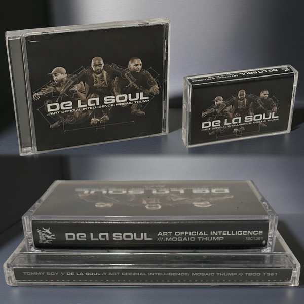 •DE LA SOUL - ART OFFICIAL INTELLIGENCE ///:MOSAIC THUMP• ~2000 OG PRESSINGS~ (CD & CASSETTE TAPE)