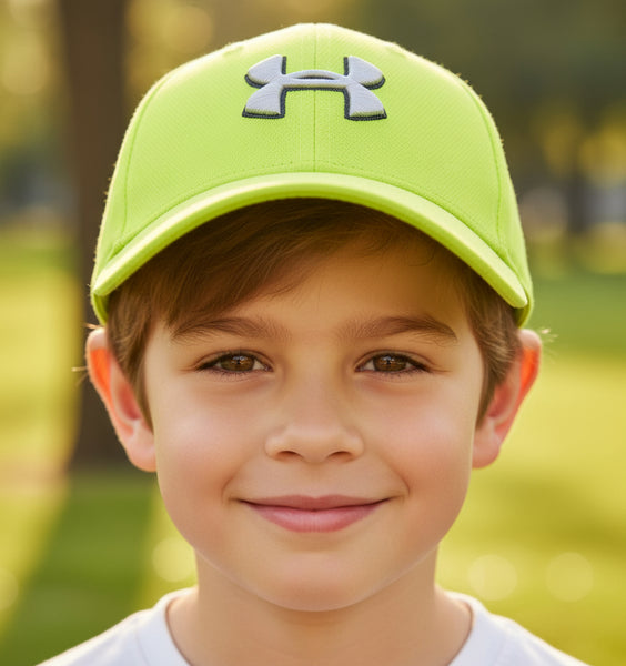*Under Armour* flex fit hats for kids (4-6 Years size medium)