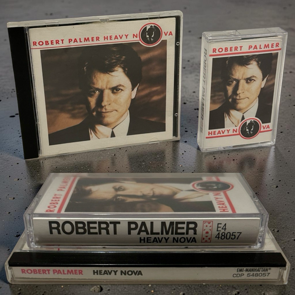•ROBERT PALMER ~ HEAVY NOVA• ~1988 OG CANADIAN PRESSINGS~ (CD & CASSETTE TAPE)