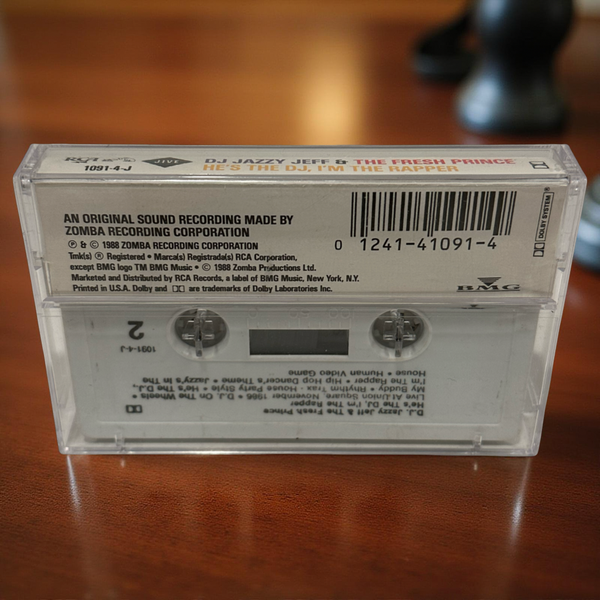 •DJ JAZZY JEFF & THE FRESH PRINCE - HE’S THE DJ, I’M THE RAPPER• ~1988 OG PRESSING~ (CASSETTE TAPE) (1)