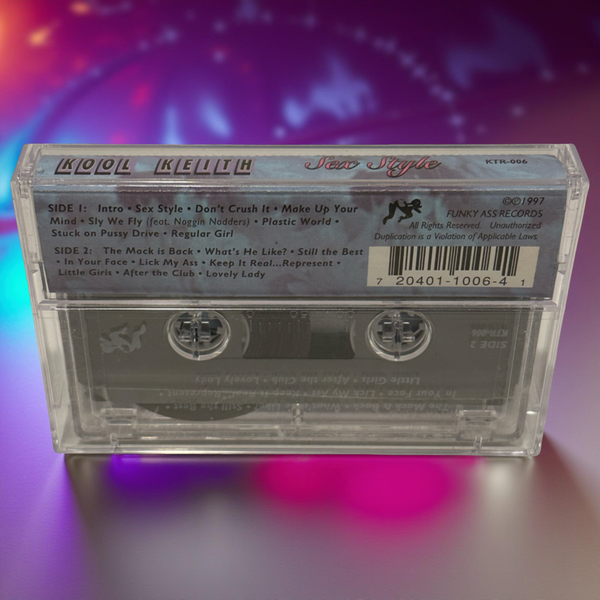•KOOL KEITH - SEX STYLE• ~1997 OG PRESSING~ (CASSETTE TAPE) (REPAIRED)
