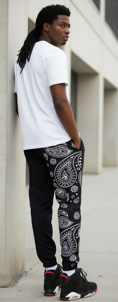 *23* CUSTOM MADE (5XL) CUT & SEW LUXURY JOGGER SWEATPANTS (EXCLUSIVE)