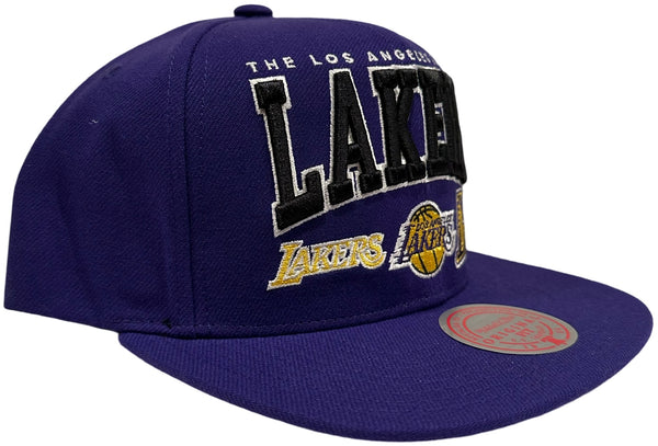 *Los Angeles Lakers* snapback hats by Mitchell & Ness