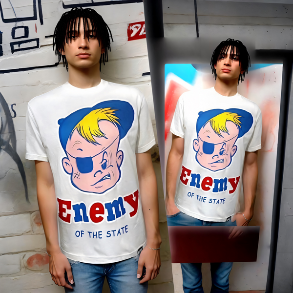^ENEMY OF THE STATE^ ~BAZOOKA~ SHORT SLEEVE T-SHIRTS FOR MEN