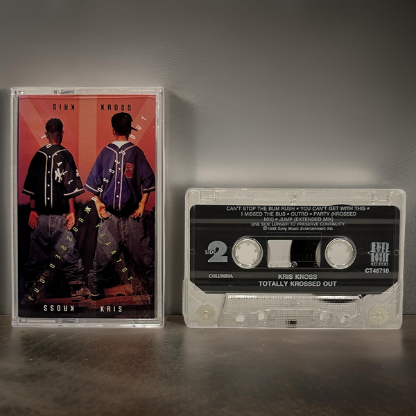 •KRIS KROSS ~ TOTALLY KROSSED OUT• ~1992 OG PRESSING~ (CASSETTE TAPE) (4)