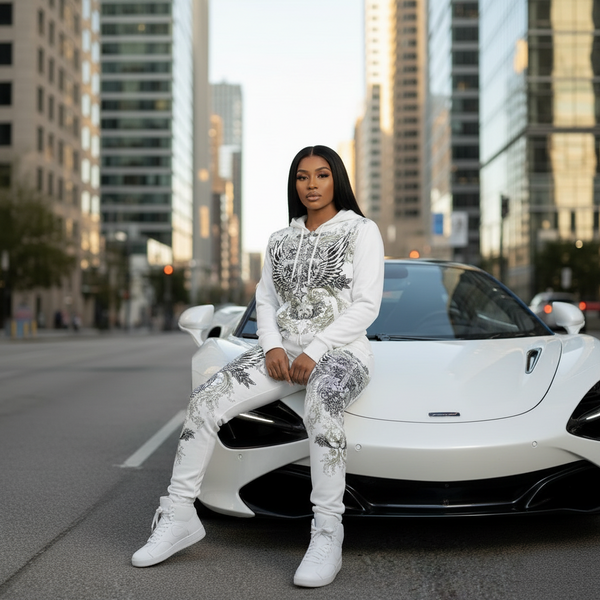 *PLATINUM PLUSH* women’s casual / activewear full outfits (Zip Hood)