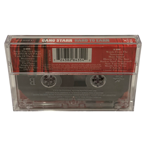 •GANG STARR - HARD TO EARN• ~1994 OG PRESSINGS~ (CD & CASSETTE TAPE)