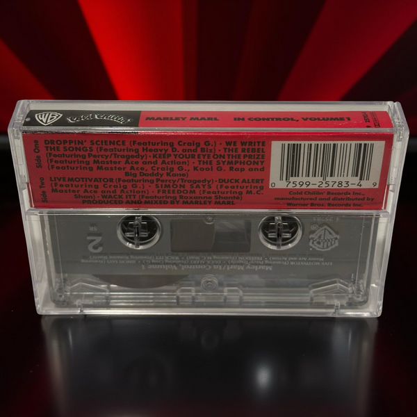 •MARLEY MARL - IN CONTROL, VOLUME 1• ~1988 OG PRESSING~ (CASSETTE TAPE)