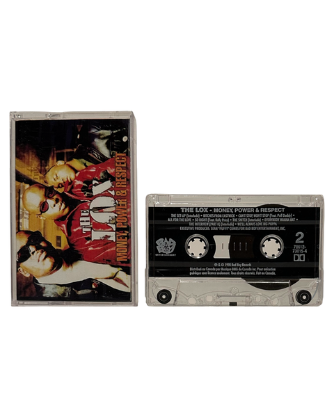 •THE LOX - MONEY, POWER & RESPECT• ~1998 OG PRESSINGS~ (CASSETTE TAPE)