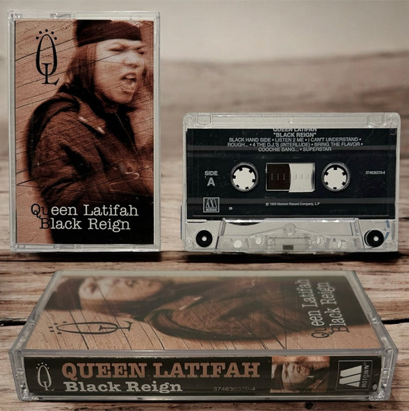 •QUEEN LATIFAH - BLACK REIGN• ~1993 OG PRESSING~ (CASSETTE TAPE)