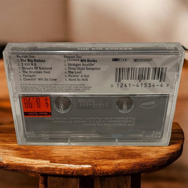 •ANT BANKS ~ THE BIG BAD ASS• ~1994 OG SEALED PRESSING~ (CASSETTE TAPE)