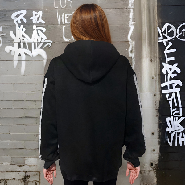 ^LUXURY^ (BLACK) ITALIAN EMBROIDERED PULLOVER HOODIES