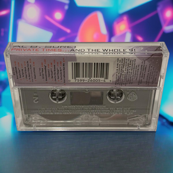 •AL B. SURE - PRIVATE TIMES… AND THE WHOLE 9!• ~1990 OG PRESSING~ (CASSETTE TAPE)