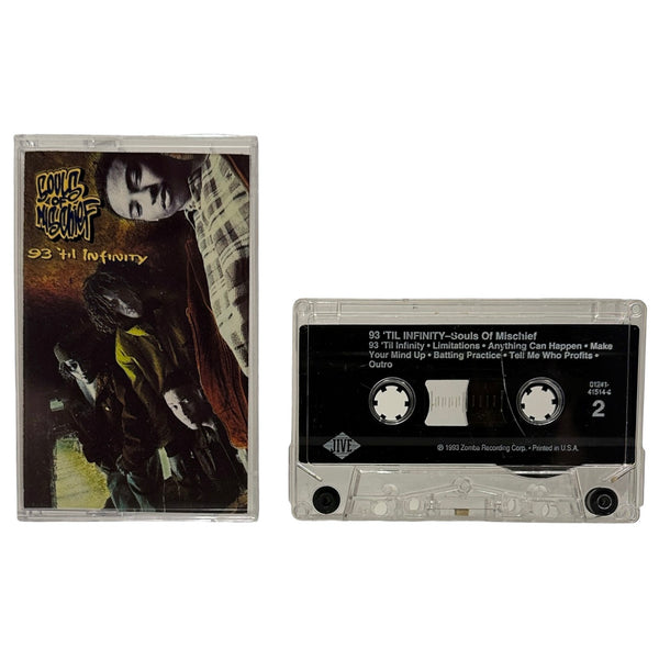 •SOULS OF MISCHIEF - 93 ‘TILL INFINITY• ~1993 OG PRESSINGS~ (CD & CASSETTE TAPE)