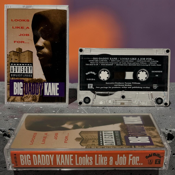 •BIG DADDY KANE ~ LOOKS LIKE A JOB FOR…• ~1993 OG PRESSING~ (CASSETTE TAPE) (1)