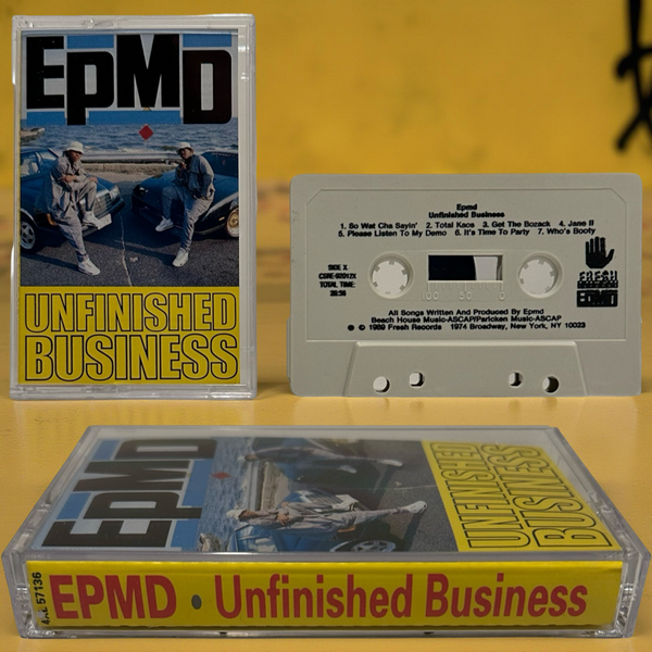 •EPMD ~ UNFINISHED BUSINESS• ~1989 PRIORITY RECORDS RE-PRESS~ (CASSETTE TAPE) (2)