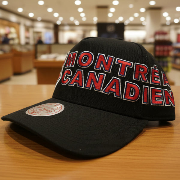 *Montreal Canadiens* ~Pro Pinch Fit SnapBack Hats by Mitchell & Ness~
