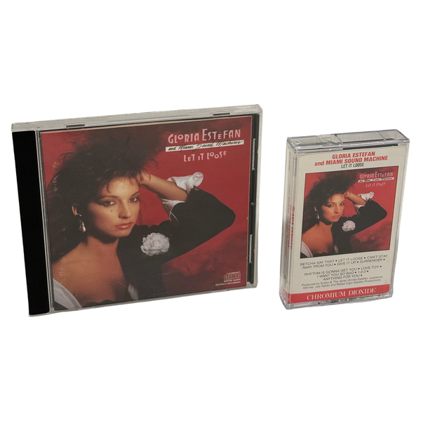 •GLORIA ESTEFAN AND MIAMI SOUND MACHINE ~ LET IT LOOSE• ~1987 OG CANADIAN PRESSINGS~ (CD & CASSETTE TAPE)