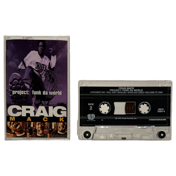 •CRAIG MACK - PROJECT: FUNK DA WORLD• ~1994 OG PRESSINGS~ (CD & CASSETTE TAPE)