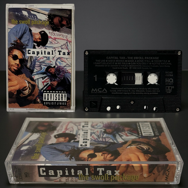 •CAPITAL TAX - THE SWOLL PACKAGE• ~1993 OG CANADIAN PRESSING~ (CASSETTE TAPE) (BLACK SHELL)