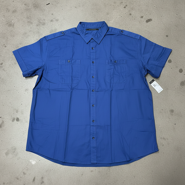 *SEAN JOHN* ~Button Up Collar Shirt~ (Blue)