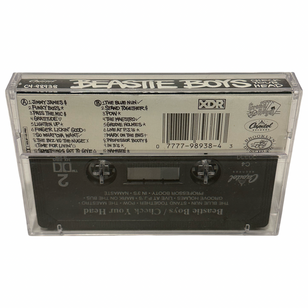 •BEASTIE BOYS - CHECK YOUR HEAD• ~1992 OG CANADIAN PRESSING~ (CASSETTE TAPE) (BLACK SHELL)
