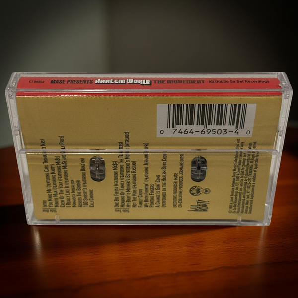 •MASE PRESENTS HARLEM WORLD - THE MOVEMENT• ~1999 OG CANADIAN PRESSING~ (CASSETTE TAPE)