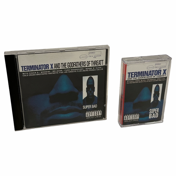 •TERMINATOR X AND THE GODFATHERS OF THREAT - SUPER BAD• ~1994 OG PRESSINGS~ (CD & CASSETTE TAPE)