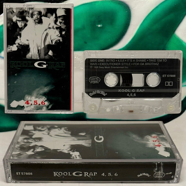 •KOOL G RAP - 4,5,6• ~1995 OG PRESSING~ (CASSETTE TAPE)