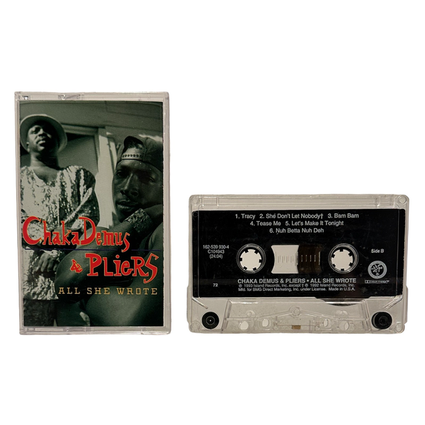 •CHAKA DEMUS & PLIERS - ALL SHE WROTE• ~1993 OG PRESSING~ (CD & CASSETTE TAPE)