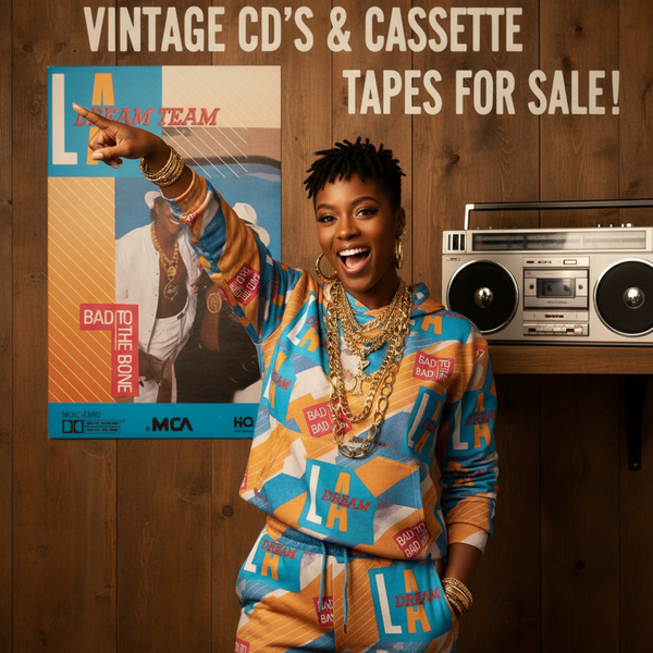•L.A. DREAM TEAM ~ BAD TO THE BONE• ~1987 OG PRESSING~ (CASSETTE TAPE)