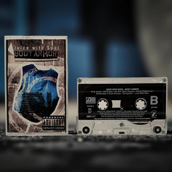 •JUICE WITH SOUL - BODY ARMOUR• ~1993 OG PRESSING~ (CASSETTE TAPE)