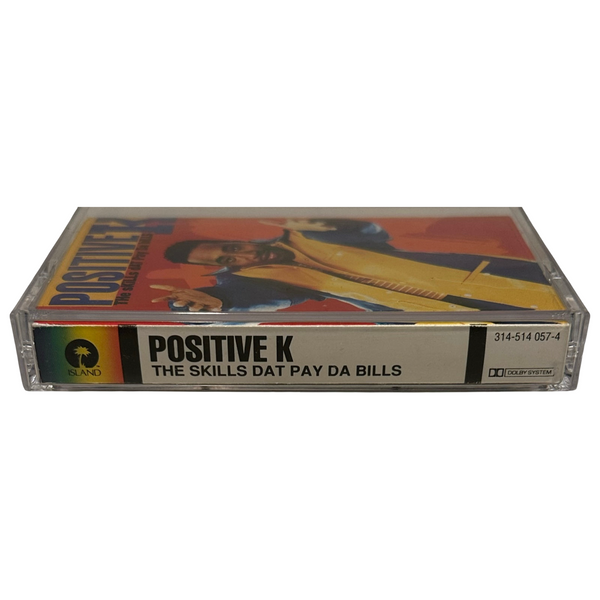 •POSITIVE K - THE SKILLS DAT PAY DA BILLS• ~1992 OG CANADIAN PRESSING~ (CASSETTE TAPE)