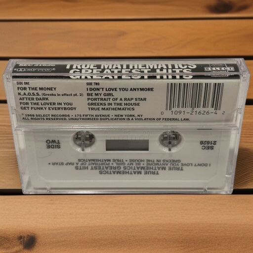 •TRUE MATHEMATICS - GREATEST HITS• ~1988 OG PRESSING~ (HTF CASSETTE TAPE)