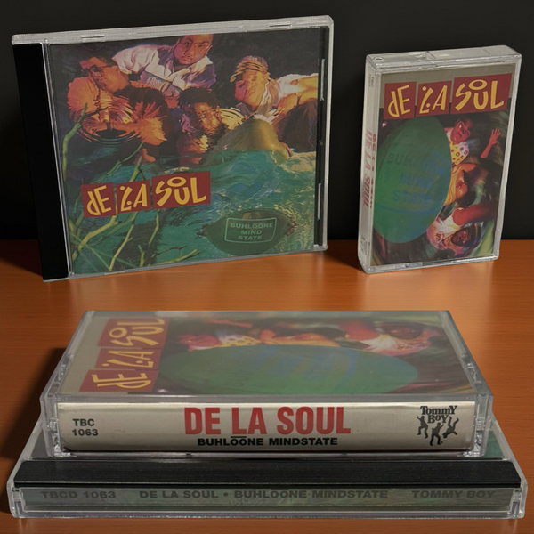 •DE LA SOUL - BUHLOONE MINDSTATE• ~1993 OG PRESSINGS~ (CD & CASSETTE TAPE)