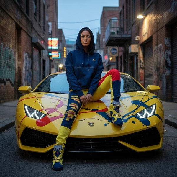 *CROOKS & CASTLES* (BLUE) WOMEN’S PULLOVER HOODIE