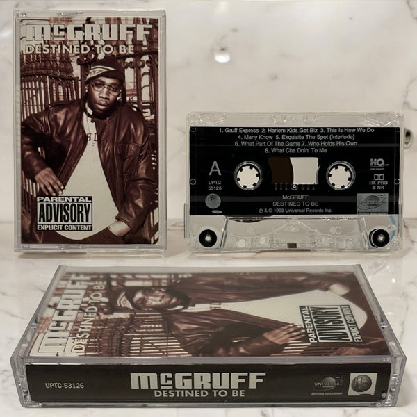 •McGRUFF - DESTINED TO BE• ~1998 OG PRESSING~ (CASSETTE TAPE)