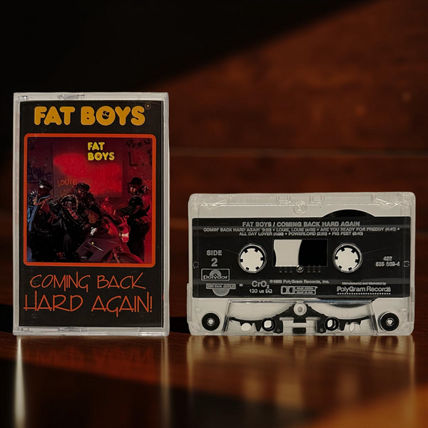 •FAT BOYS ~ COMING BACK HARD AGAIN• ~1988 OG PRESSING~ (CASSETTE TAPE)