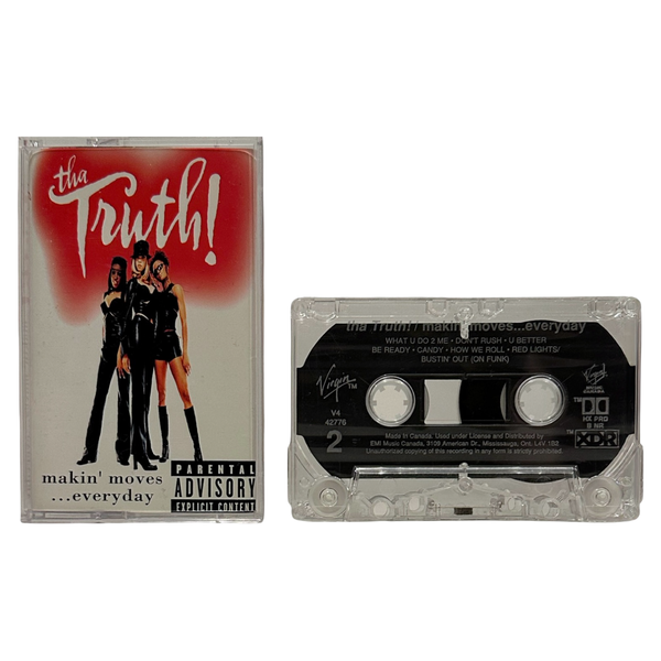 •THA TRUTH - MAKIN’ MOVES…EVERYDAY• ~1996 OG PRESSINGS~ (CD & CASSETTE TAPE)