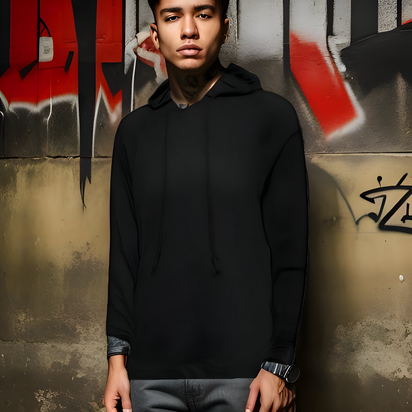 ^C.O.A.^ (BLACK) LIGHTWEIGHT PULLOVER HOODIES (SUMMER STYLE)