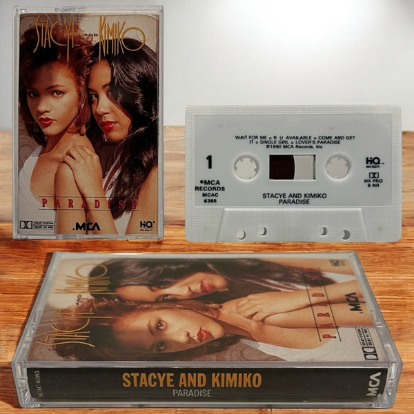 •STACYE AND KIMIKO - PARADISE• ~1990 OG PRESSING~ (CASSETTE TAPE)