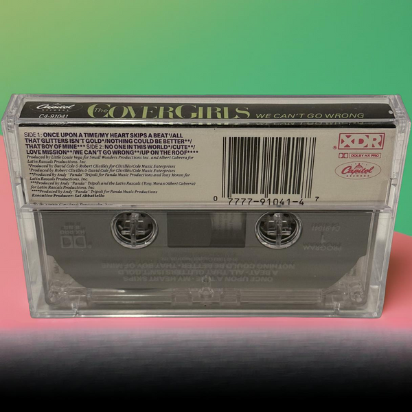 •THE COVER GIRLS ~ WE CAN’T GO WRONG• ~1989 OG PRESSING~ (CASSETTE TAPE)