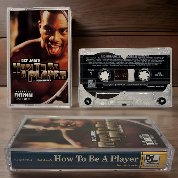 •HOW TO BE A PLAYER ~ SOUNDTRACK• ~1997 OG PRESSING~ (CASSETTE TAPE)