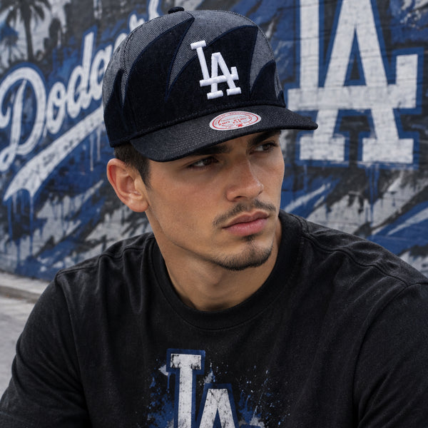 *LOS ANGELES DODGERS* Snapback hats by Mitchell & Ness (Pro Pinch Fit)