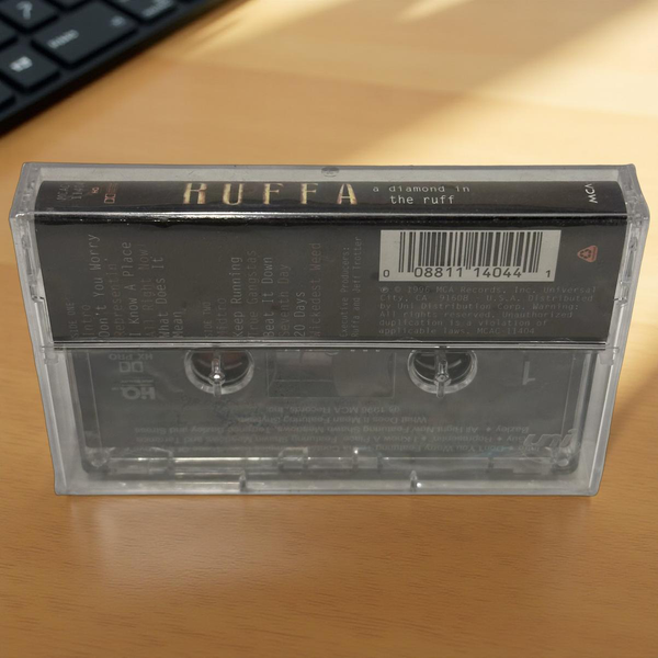 •RUFFA ~ A DIAMOND IN THE RUFF• ~1996 OG SEALED PRESSING~ (CASSETTE TAPE)